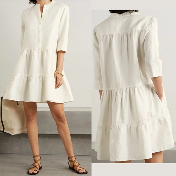 NEW Apiece Apart Maurino Drop Waist Dress - Picture 2 of 13